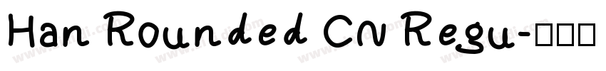 Han Rounded CN Regu字体转换